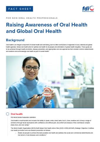 Raising Awareness of Oral Health and Global Oral Health